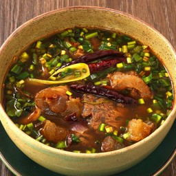 ต้มขมเอ็นแก้วเนื้อน่องลาย