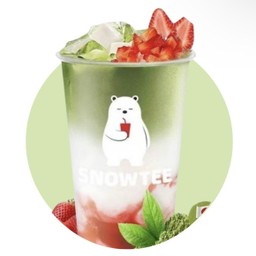มัทฉะสตรอเบอร์รี่Matcha Strawberry  Latte
