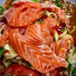 ตำแซลม่อน ปลาร้า