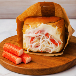 ปังปิ้งไส้ปูอัดมายองเนส