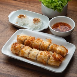 กระยอทอด (ปอเปี๊ยะทอด) (พรแหนมเนือง)