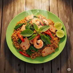 มาม่าผัดขี้เมาทะเล