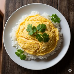 ข้าวไข่เจียวใส่แหนม