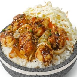 ข้าวหน้าไก่กรอบซอสเทอริยากิ