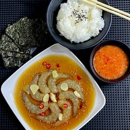 กุ้งดองซีอิ๊วเกาหลี 8-12 ตัว