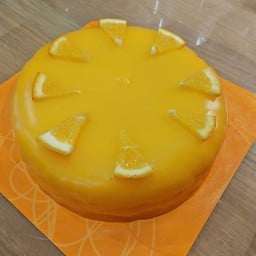 ส้มล้วน 1ปอนด์ครึ่ง size M (18 cm)