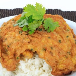 ข้าวไข่เจียวกุ้งสับ