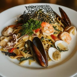 Pasta With Spicy Seafood