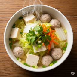 ต้มจืดเต้าหู้หมูเด้ง