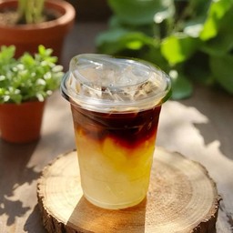 อเมริกาโน่ น้ำตาลสด เย็น