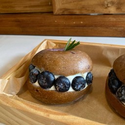 Blueberry Cream Cheese Bagel