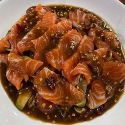 ส้มตำ แซลมอน (ไม่เส้น)