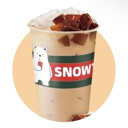 ชานมDUO two toppings milk tea