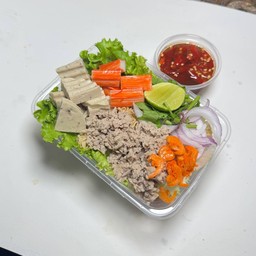 ยำหมูยอ+หมูสับ+ปูอัด