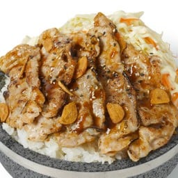 ข้าวหน้าหมูย่างมิโชะ