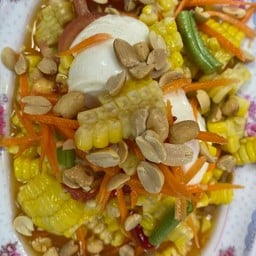 ตำข้าวโพดไข่เค็ม