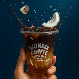 อเมริกาโน่ น้ำมะพร้าวแท้