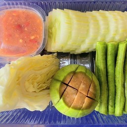 ชุดน้ำพริกกะปิ+ผัดสด