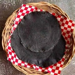 โรตีสายไหมสีขาว แป้งชาร์โคล ชุดกลาง