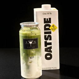 มัทชะโอ๊ตมิลล์ 400ml (No Ice)