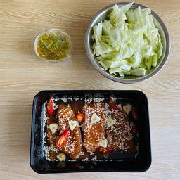 แซลม่อนดองซีอิ๊วเกาหลี