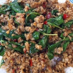 ข้าวกะเพราหมูสับ