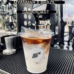 Latte  พม่า - บราซิล  คั่วเข้ม