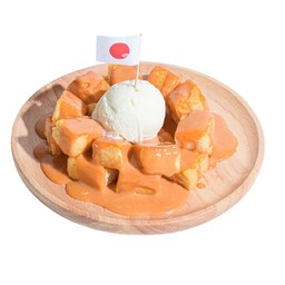 โทสต์โชคุงปัง ฟรีดริป + ไอศครีม