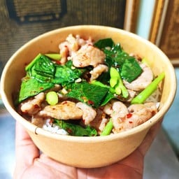 ข้าวผัดคะน้าหมู