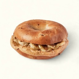 Peanut Butter Toffee Banana Bagel