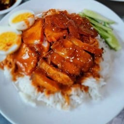 ข้าวยำหมูกรอบแซ่บ&ข้าวหมูแดงหมูกรอบ&อาหารตามสั่ง