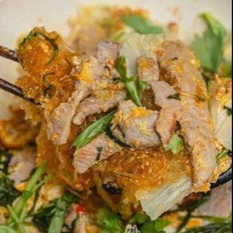 สุกี้แห้ง-หมู