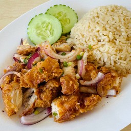 BOX-ข้าวมันไก่แซ่บ-ไก่ทอด