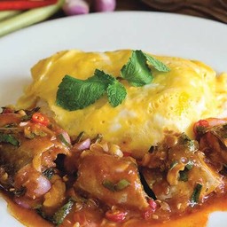 ข้าวไข่ข้นปลากระป๋องแซ่บ