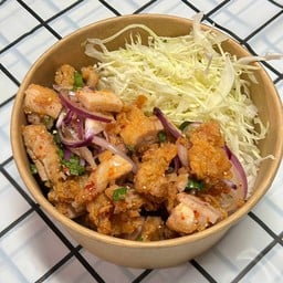 ข้าวยำไก่แซ่บ