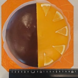 ช็อกผสมส้ม 1ปอนด์ครึ่ง size M (18 cm)