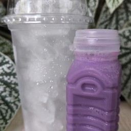 ชาเผือก300ml.พร้อมน้ำแข็ง 1 แก้ว