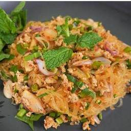 ลาบวุ้นเส้นหมูสับ