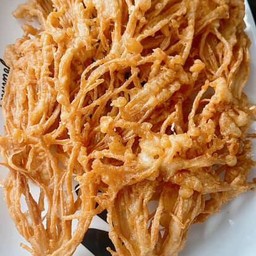 เห็ดเข็มทองทอดกรอบ
