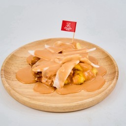 ปังทับมะพร้าวอ่อนชาไทย