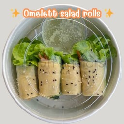 L9 สลัดโรลไข่ม้วน (8ชิ้น)