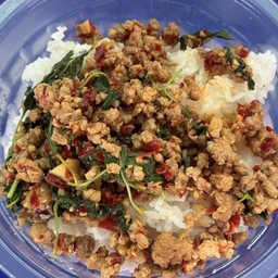 ข้าวกระเพราหมูสับ