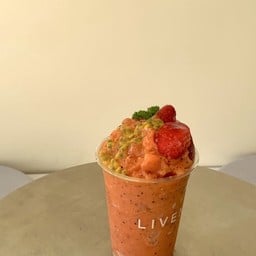 สตรอเบอร์รี+เสาวรส สมูทตี้