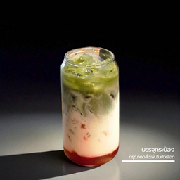 สตอเบอร์รี่มัทฉะลาเต้