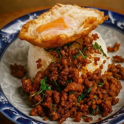 กระเพราหมูสับสูตรโบราณ