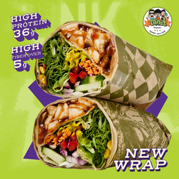 Funky BBQ Honey Mustard Chicken Wrap