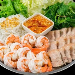 เมี่ยง กุ้ง หมูสามชั้น ชุด M.