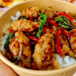 พริกเผาหมูเด้ง