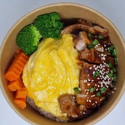ข้าวไข่ข้นไก่เทอริยากิ บะหมี่ไก่เทอริยากิ เพิ่งอร่อยมาก