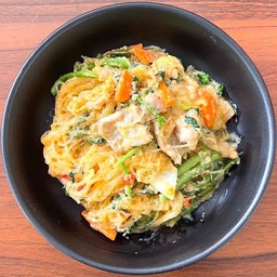 สุกี้แห้ง (หมู)